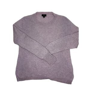 J Crew Ladies Size Medium Variegated Lavender 100% Cashmere Sweater0